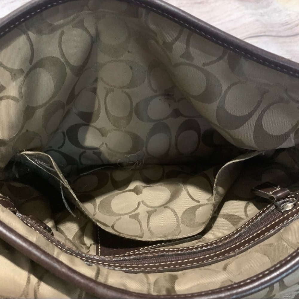 Coach Brown Leather Legacy Crossbody Purse - Picture 6 of 15